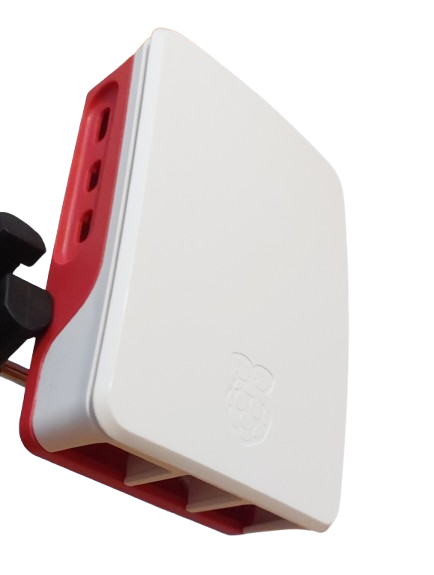 Punainen/valkoinen Raspberry Pi 5 -kotelo: Saumaton yhteensopivuus ja tyylikäs muotoilu