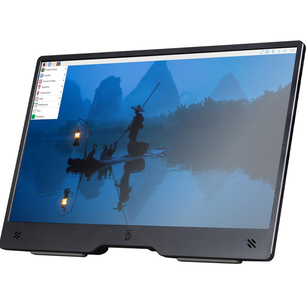 15,6" Raspberry Pi Monitor, Musta